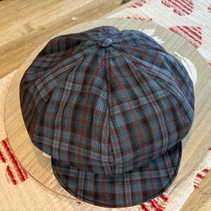 Plaid Newsboy Cap